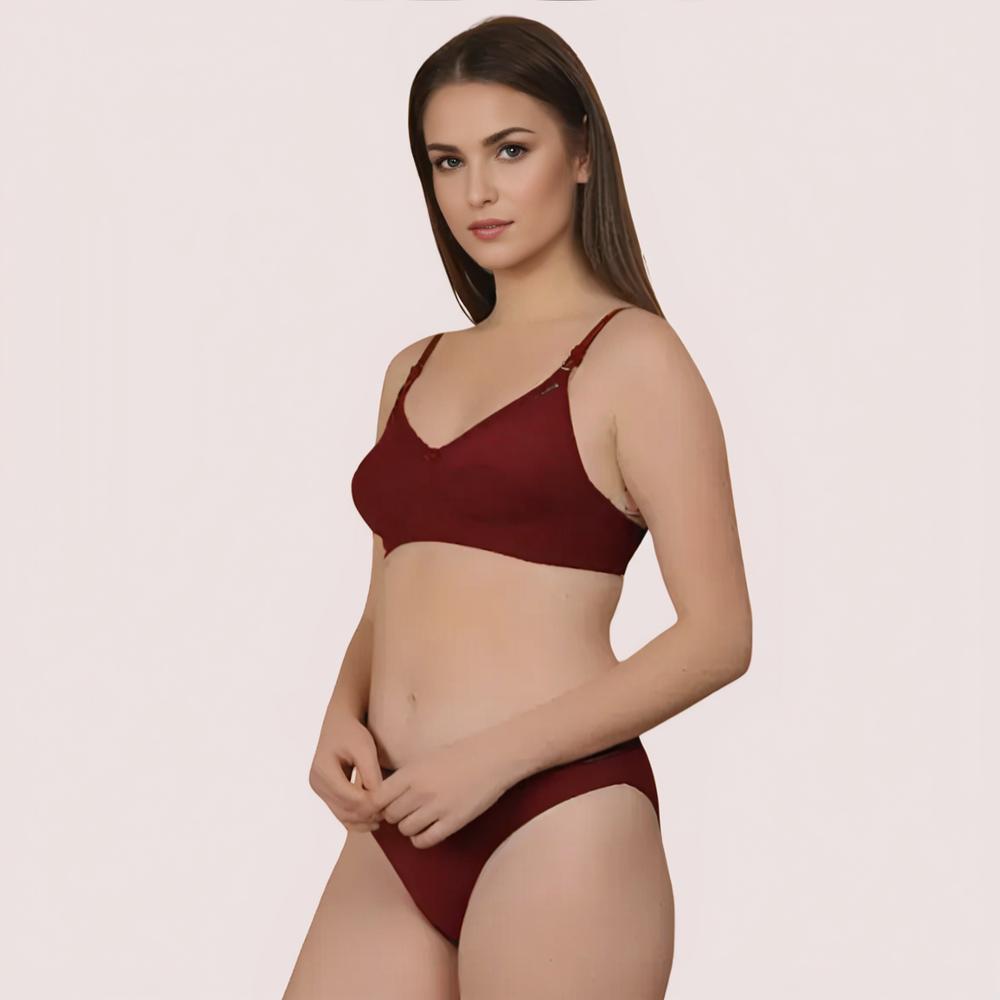EasyBreeze Cotton Bra &amp; Panty Set